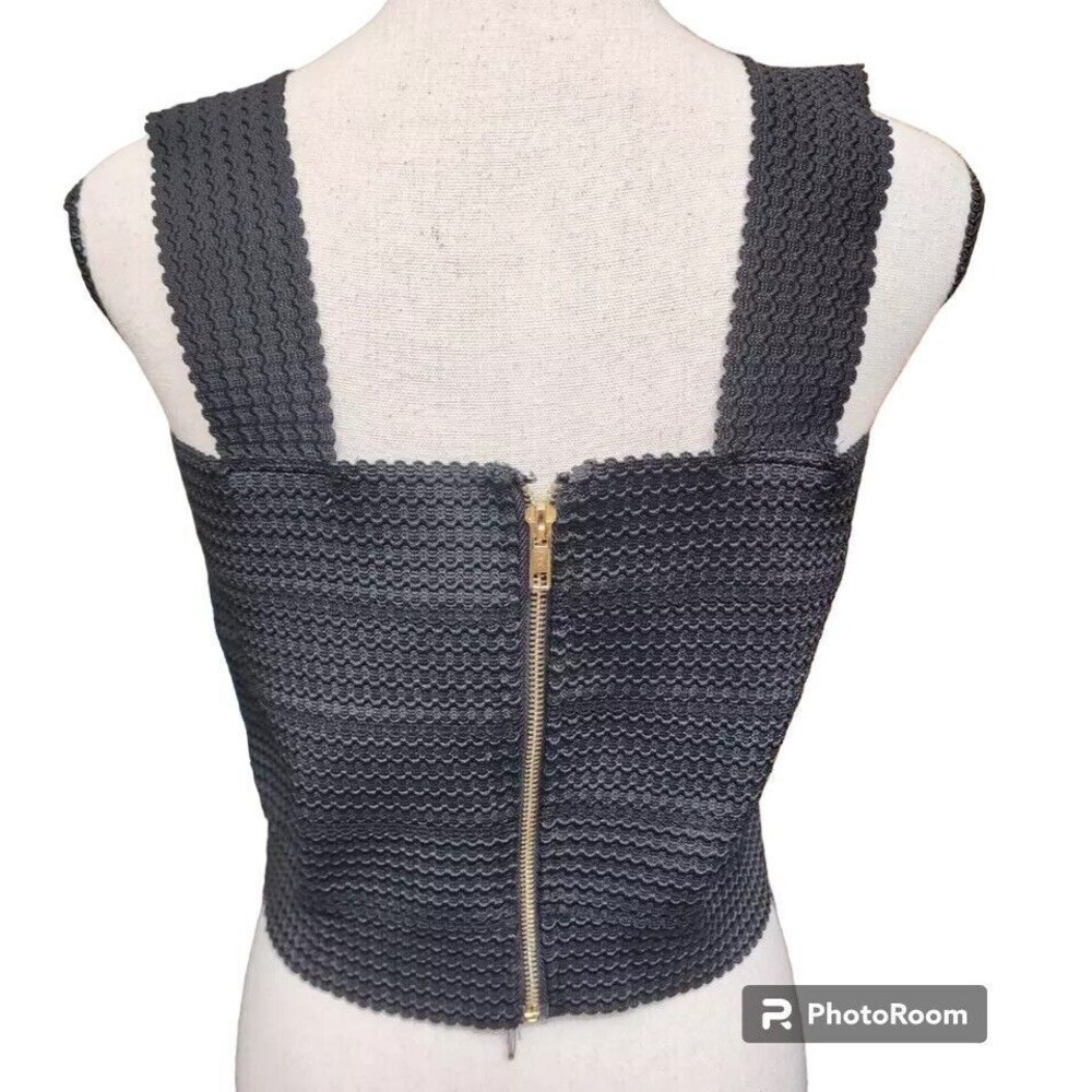Charlotte Russe Bandage Wrap Top Black Size XL - Picture 4 of 8